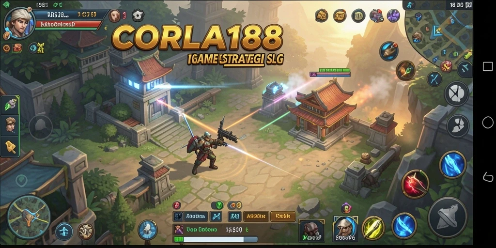 Screenshot gameplay di CORLA188 menampilkan aksi pertarungan yang seru.