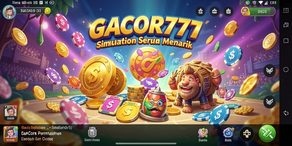 Screenshot GACOR777 menampilkan momen gameplay Simulation yang mendebarkan.