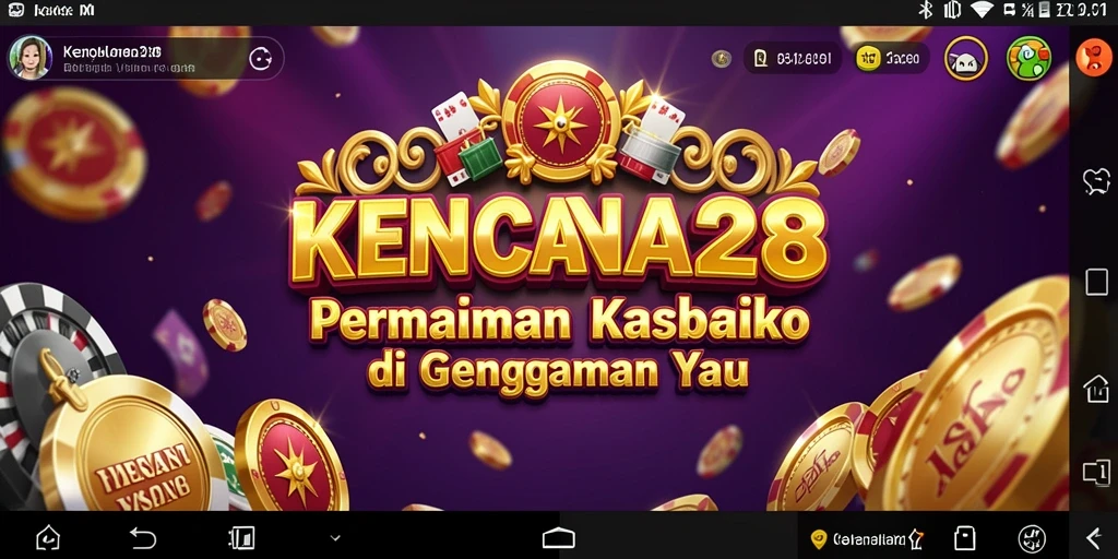 Screenshot gameplay KENCANA28 menampilkan suasana kasino yang seru dan menarik.